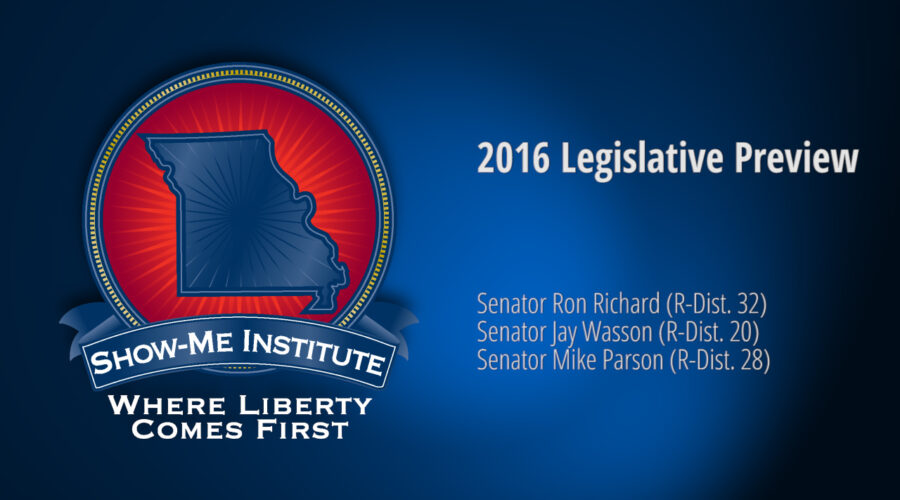 2016 Missouri Legislative Preview with Sen. Ron Richard