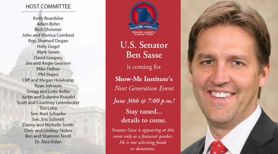Senator Ben Sasse to Speak in Saint Louis: June 30