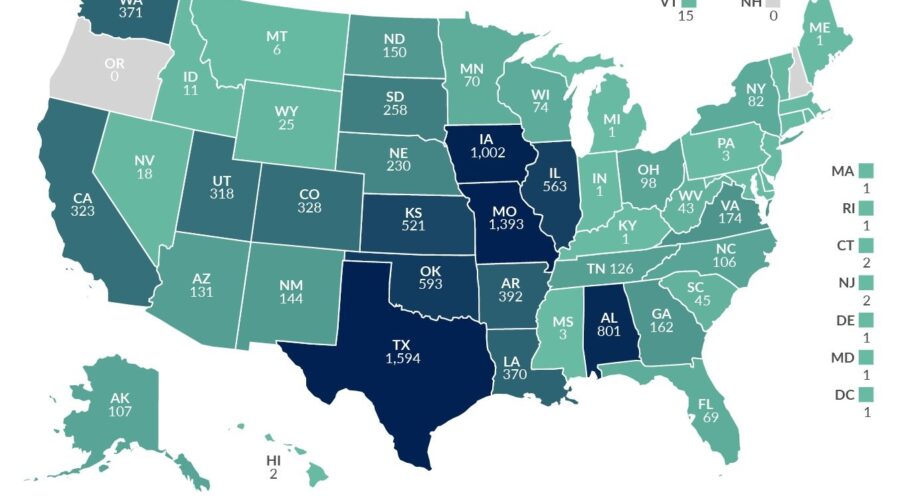 Map: Sales Tax Jurisdictions by State