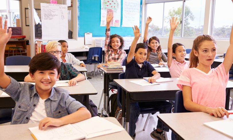 Kids in classroom 