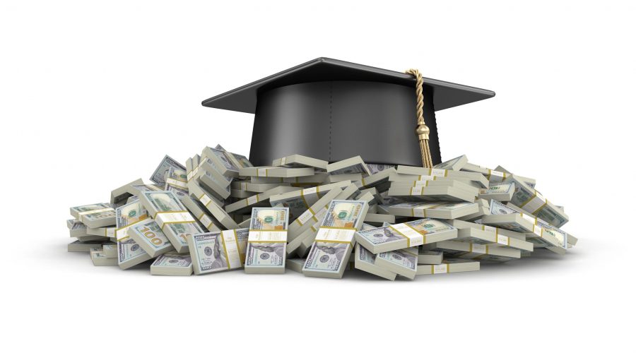 Graduation cap dollars