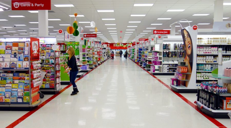 Inside of Target store
