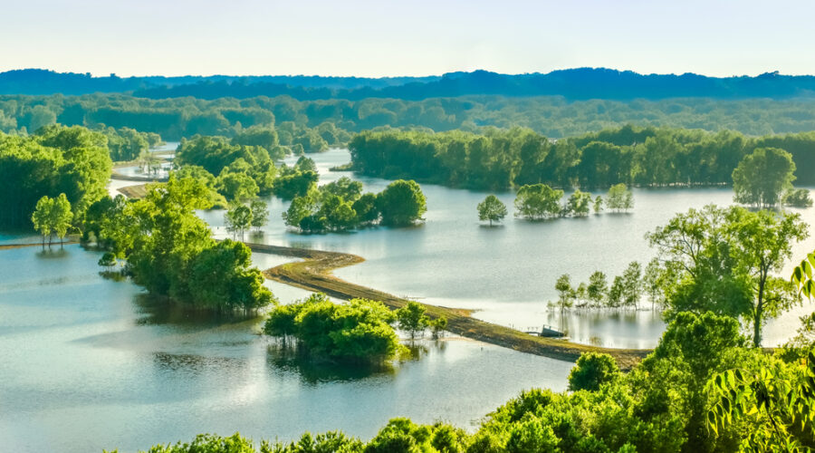 Missouri River floodplain