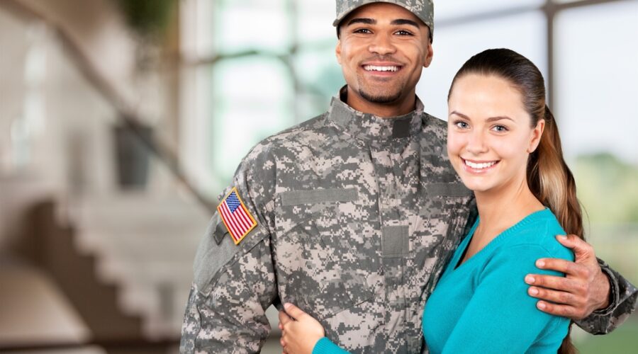 Military couple