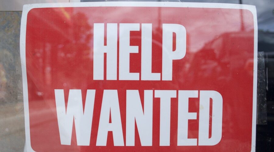 Help Wanted sign