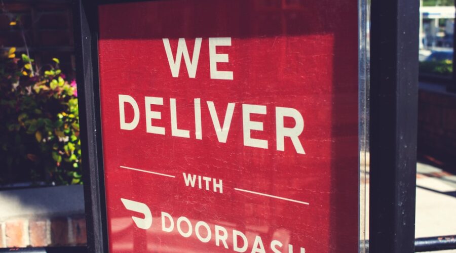Doordash sign