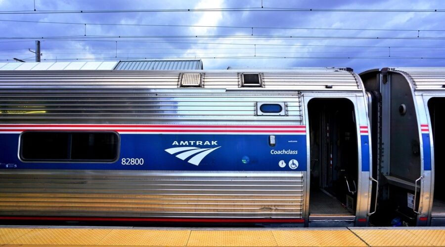 Amtrak train