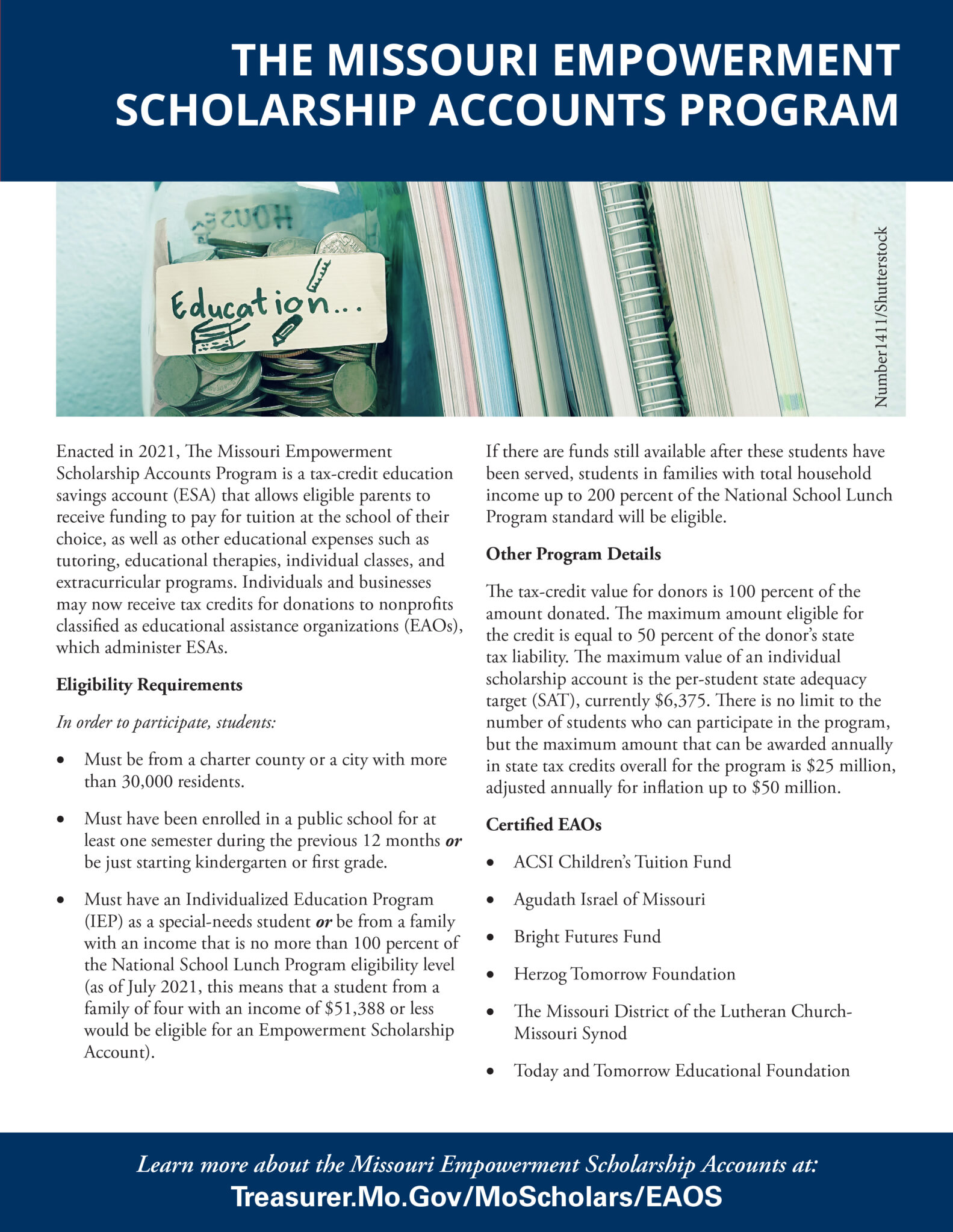 How The Missouri Empowerment Scholarship Accounts Program Works Show