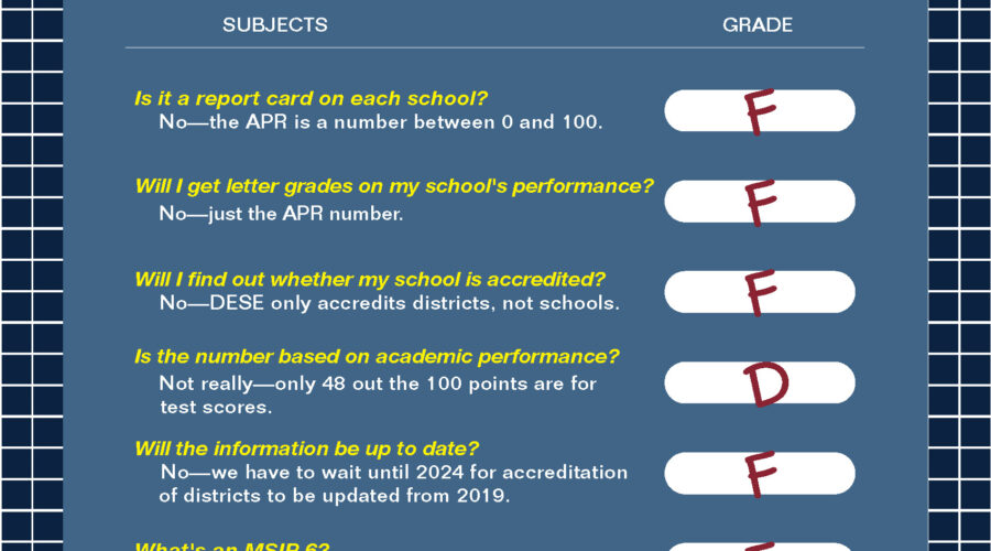 We Gave DESE a Report Card