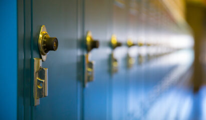 School lockers>