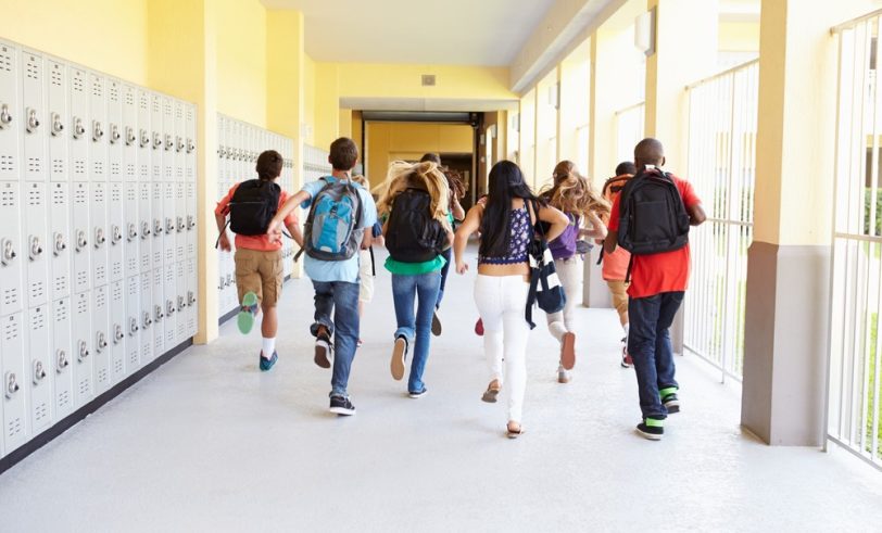 Students in hallway