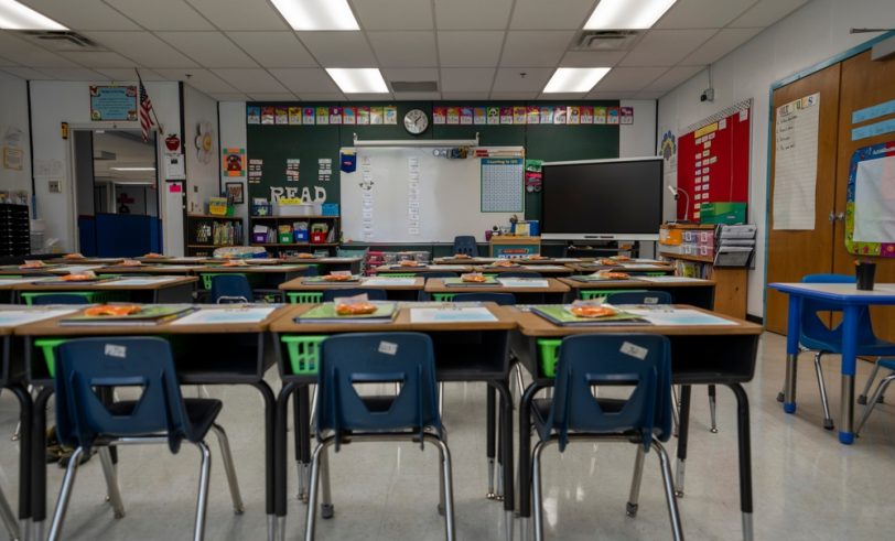 Empty classroom