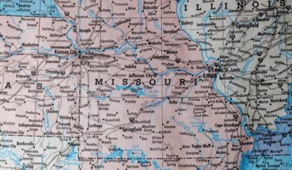 Map of Missouri>