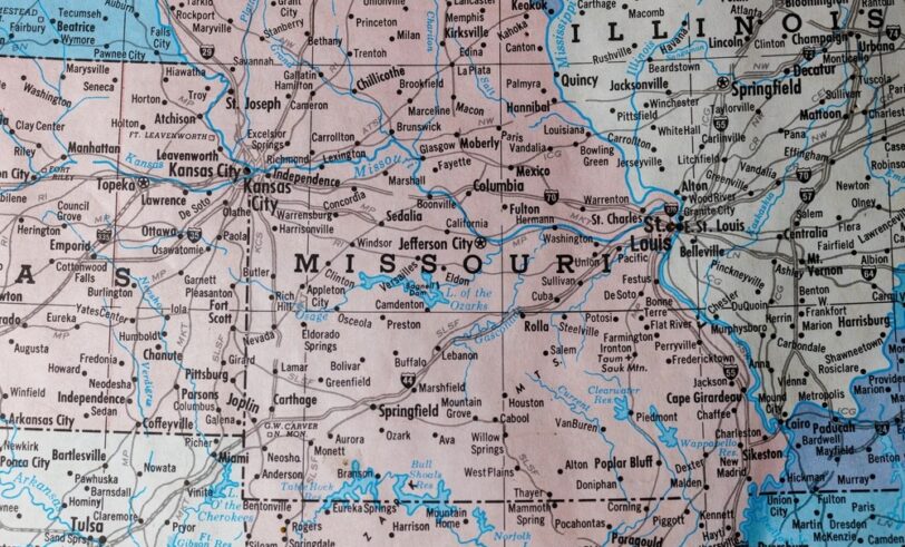 Map of Missouri