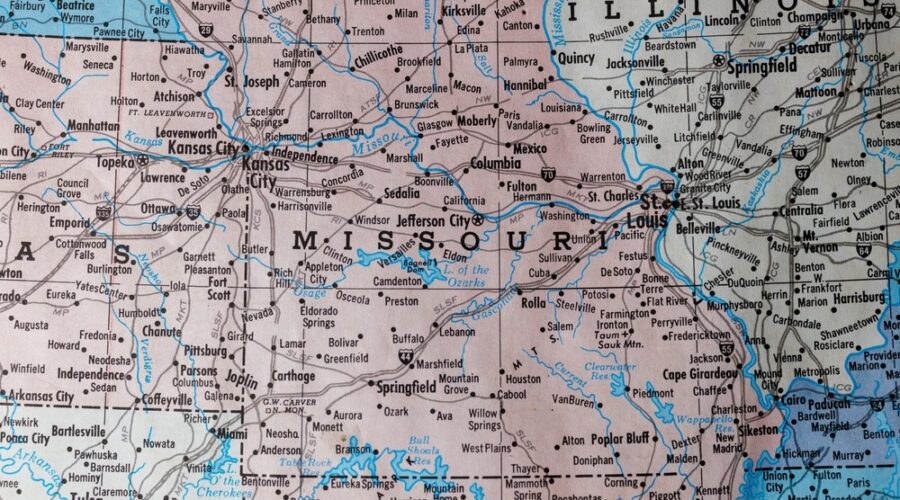 Map of Missouri