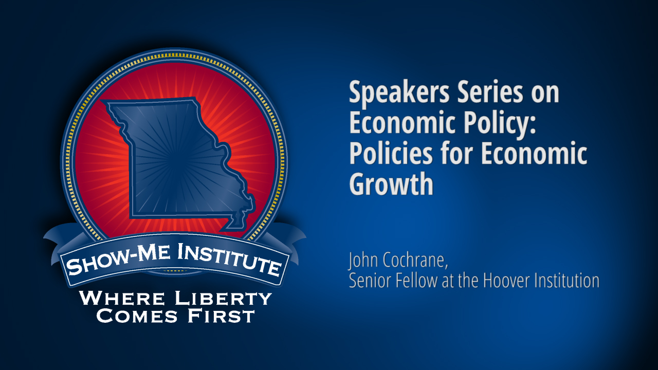 Speakers Series on Economic Policy: Policies for Economic Growth