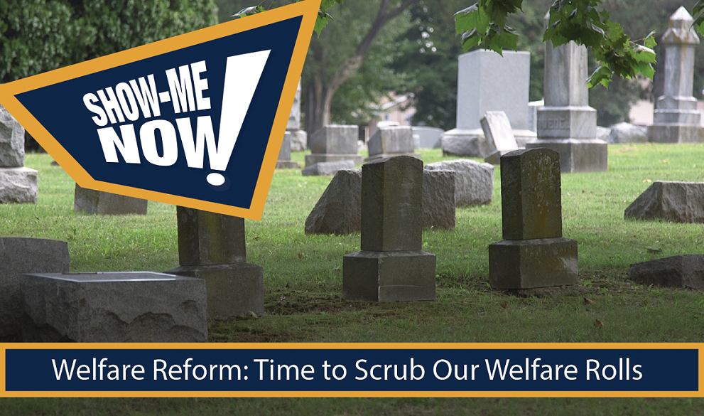 Welfare Reform: Time to Scrub Our Welfare Rolls