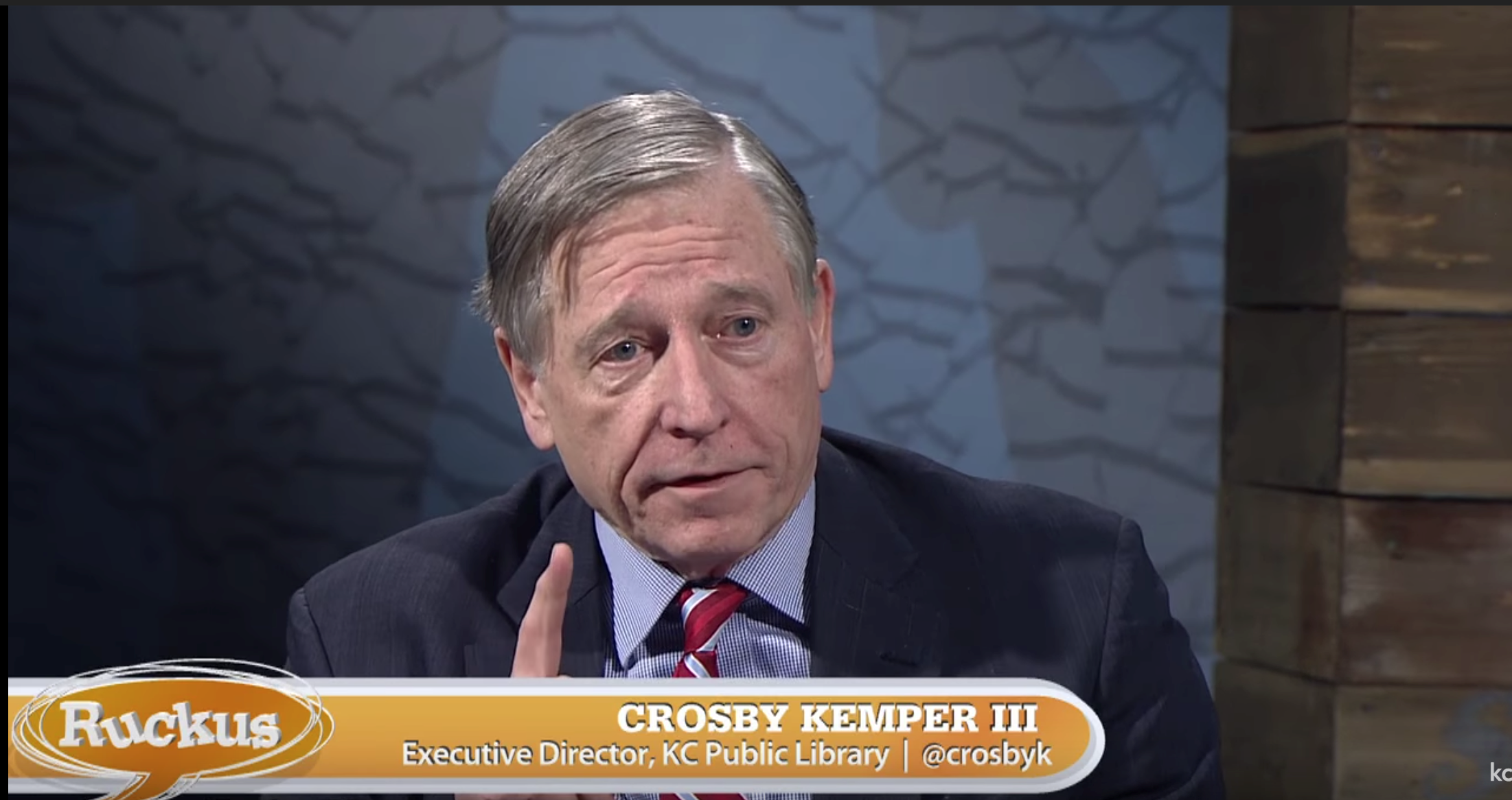 Crosby Kemper III Appears on KCPT’s Ruckus