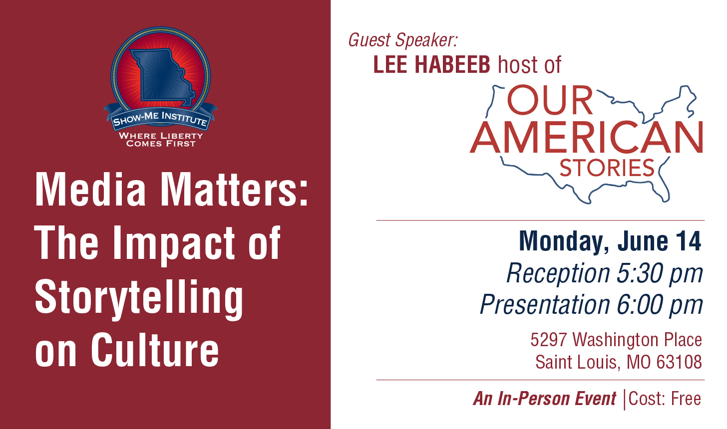 Live Event! Media Matters: The Impact of Storytelling on Culture