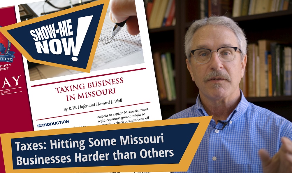 Taxes: Hitting Some Missouri Businesses Harder than Others?