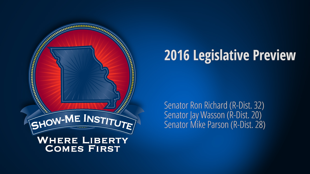2016 Missouri Legislative Preview with Sen. Ron Richard