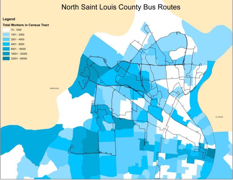 North Saint Louis County bus routes