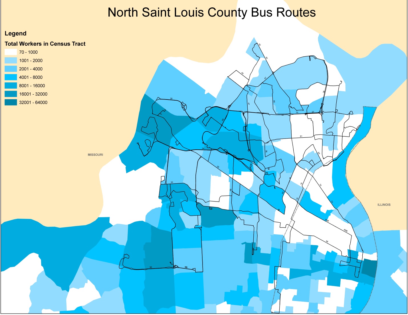 Inefficient Bus Service Plagues North Saint Louis County