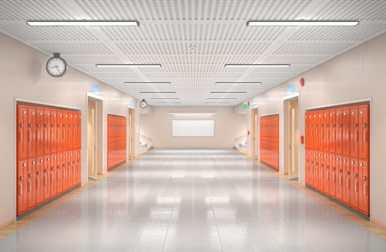 School hallway