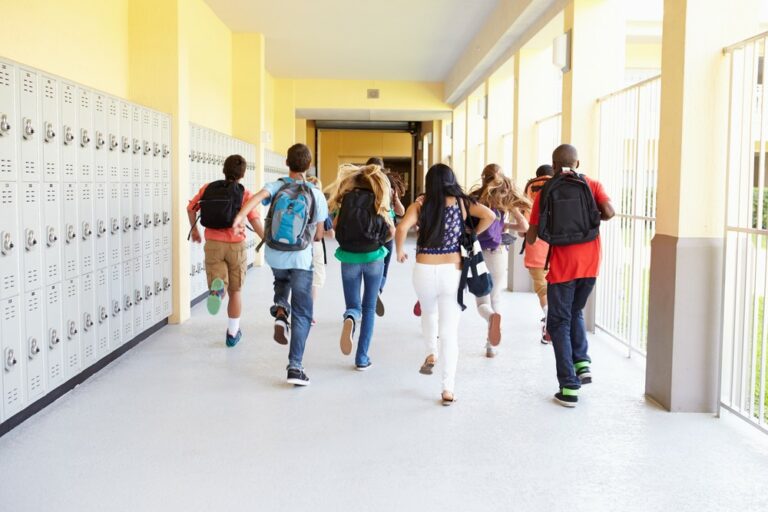 Students in hallway