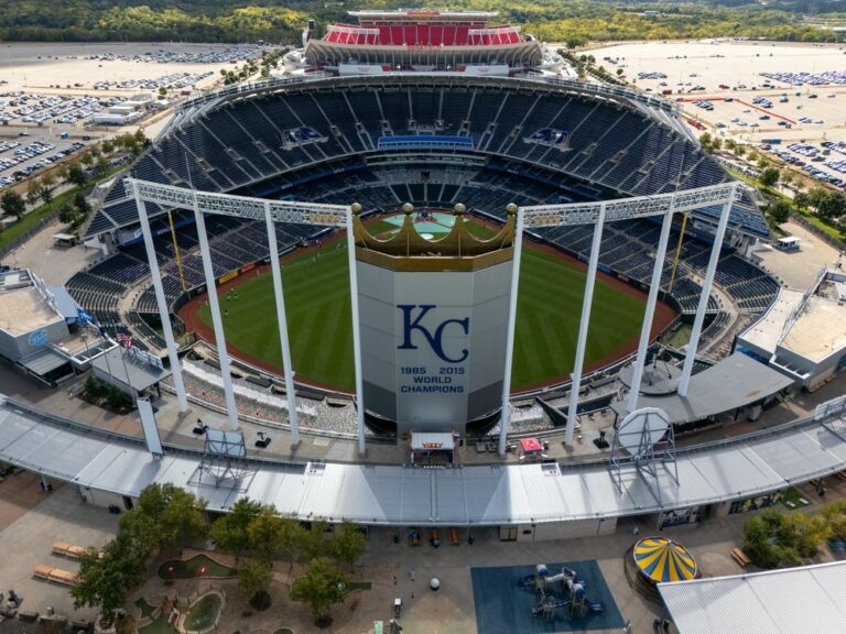 Kauffman Stadium, new Royals stadium, stadium subsidies, sports owners, Jackson County, baseball stadiums, Royals relocation