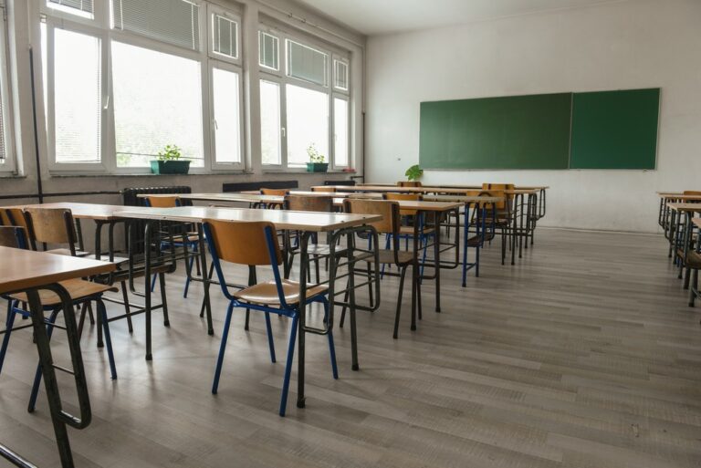 Empty classroom