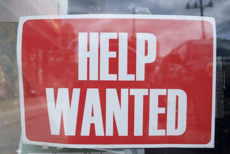 Help Wanted sign