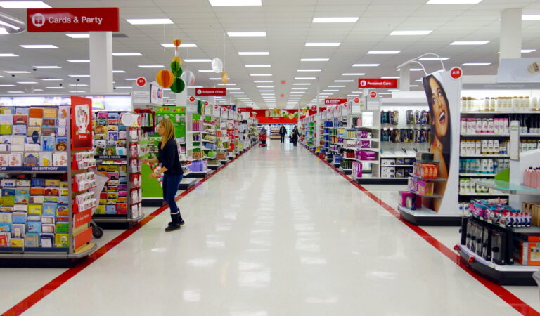Inside of Target store