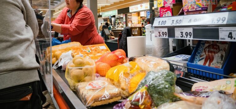 Grocery store checkout, SNAP, One Big Beautiful Bill, welfare spending