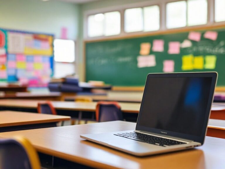 Laptop in classroom, screen time, technology in schools, Missouri HB 2230