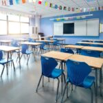 Empty classroom, demographics, declining enrollment, Missouri education
