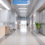 Hospital hallway, hospital reimbursement, Medicaid, healthcare costs
