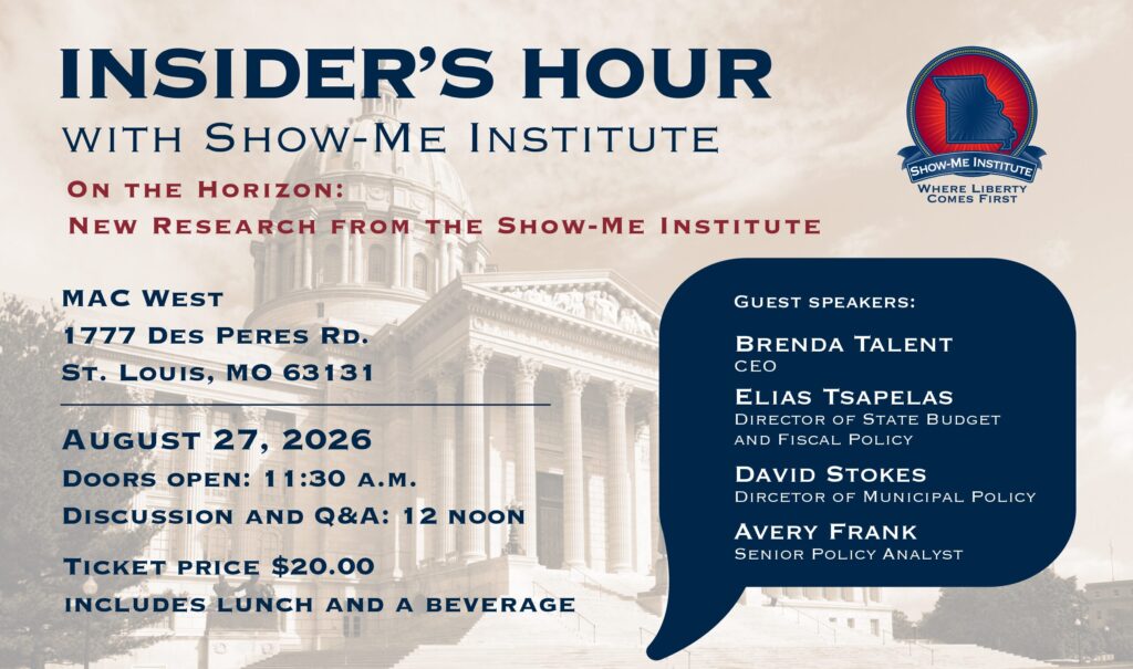 On the Horizon: New Research from the Show-Me Institute