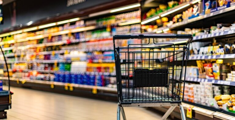 Grocery store aisle